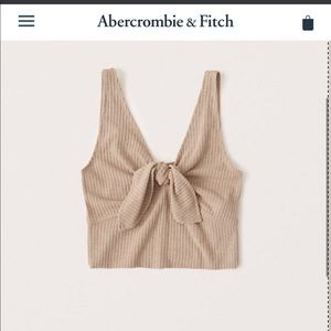 Abercrombie Knot Crop Tank